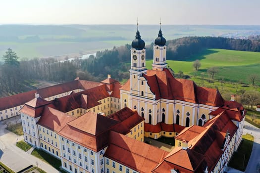 Monastery Roggenburg from above