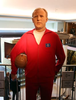 Uwe Seeler   much younger, .Waxworks Cabinet at the Panoptikum Hamburg ,08.05.2019