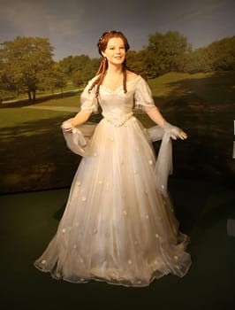 Romy Schneider as Sissy ,.Waxworks Cabinet at the Panoptikum Hamburg ,08.05.2019