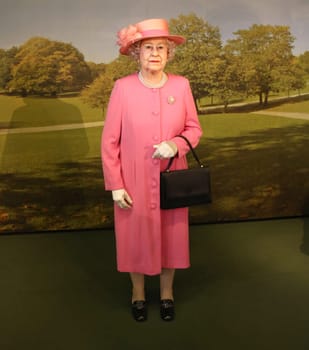 Queen Elisabeth, .Waxworks Cabinet at the Panoptikum Hamburg ,08.05.2019