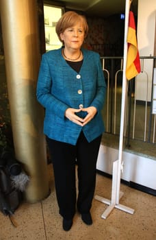 Angela Merkel ,.Waxworks Cabinet at the Panoptikum Hamburg ,08.05.2019