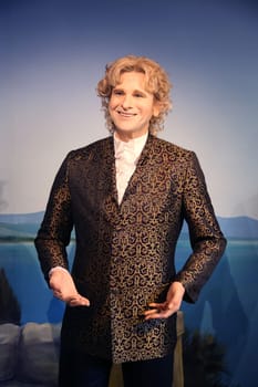Thomas Gottschalk ,.Waxworks Cabinet at the Panoptikum Hamburg ,08.05.2019