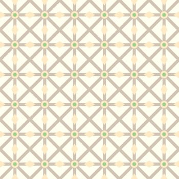 Brown asterisk or crossed line and circle and triangle seamless pattern. Abstract and classic pattern style for design