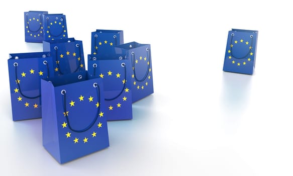 Shopping bags in Europe