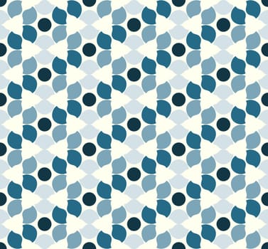 Blue rose pattern on pastel background. Sweet flower seamless pattern in vintage style for modern or classic design.