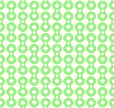 Green sweet dumbbell pattern on pastel background. Vintage and cute seamless pattern style for  modern or abstract design