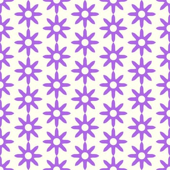 Violet dry flower pattern in classic style on pastel background. Retro and ancient blossom seamless pattern style for modern or classic design