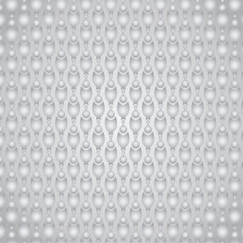 Silver claw of crab or pincers and circle and fire pattern on pastel background. Retro and classic  pattern style for vintage and modern design