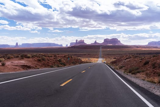 Monument Valley Navajo Tribal Park in Utah USA
