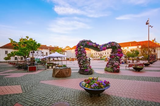 Liberty Square (Piata Libertatii) in Timisoara, Romania