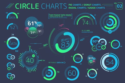 Corporate Infographic Elements is an excellent collection of vector graphs, charts and diagrams.