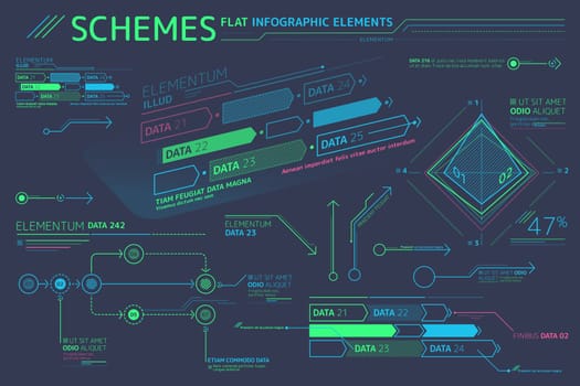 Corporate Infographic Elements is an excellent collection of vector graphs, charts and diagrams.