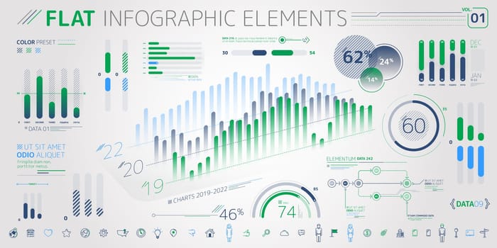 Corporate Infographic Elements is an excellent collection of vector graphs, charts and diagrams.