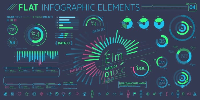 Corporate Infographic Elements is an excellent collection of vector graphs, charts and diagrams.
