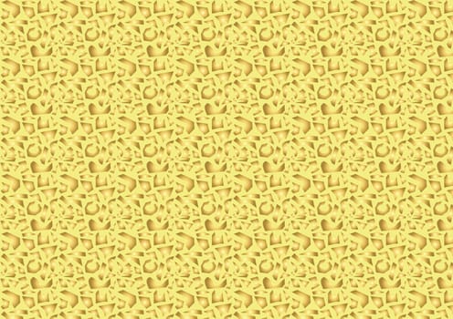 Gold polygon pattern in abstract style for modern or classic design.