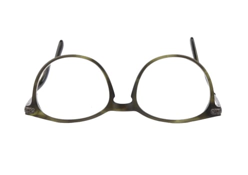 Eyeglasses on white background
