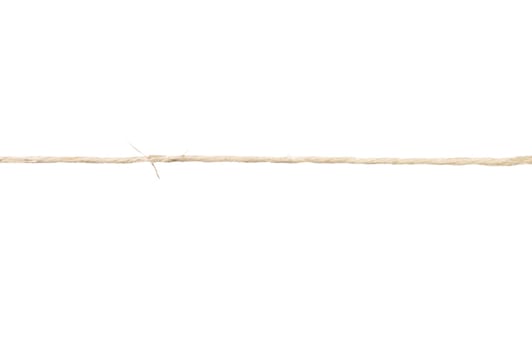 Twine on white background