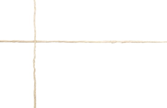 Background with twine on white background