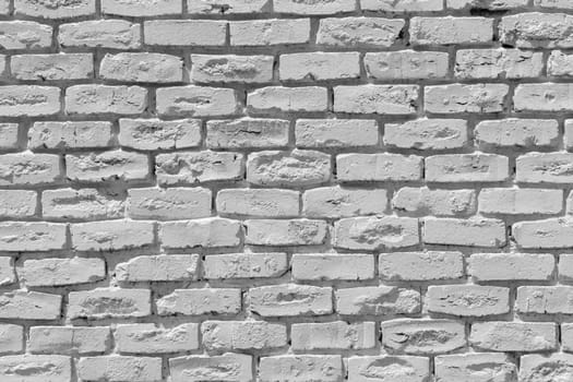 Brick wall painted blue outside decor texture detail color closeup background building structure..