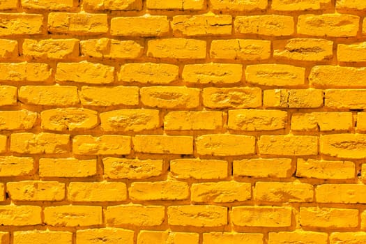 Brick wall painted blue outside decor texture detail color closeup background building structure..