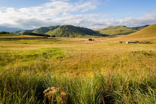 Mountains rural valley hills farming crops terrain scenic summer landscapes..
