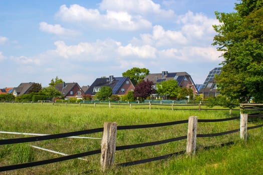 German countryside landscape, Lower Rhine Region