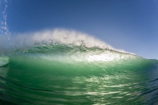 Wave ocean closeup swimming encounter wall of water crashing breaking beauty nature power.