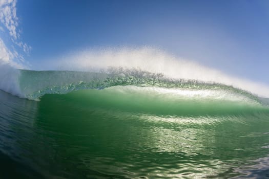 Wave ocean closeup swimming encounter wall of water crashing breaking beauty nature power.