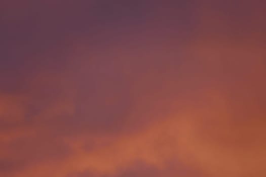 Fire-red lightly clouded sky, sunset, background