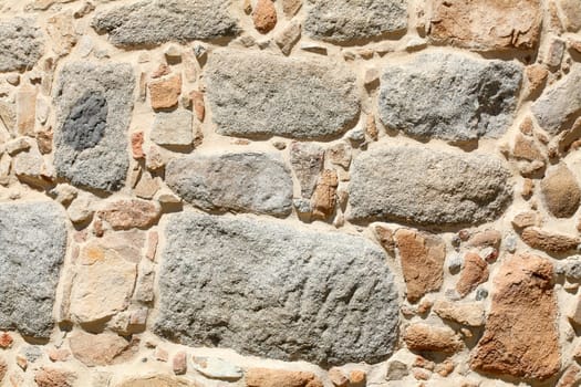 Stones, wall, stone wall, ramparts, Ávila, Castile and León, Spain