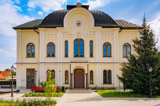 Building in Tokaj historical town in Borsod-Abauj-Zemplen county, Northern Hungary