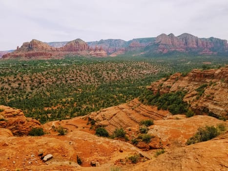 Hiking in a beautiful Sedona Arizona USA