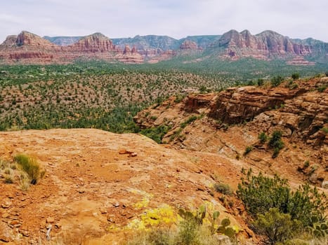 Hiking in a beautiful Sedona Arizona USA