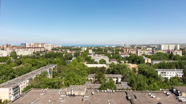 View of the 12th district of the city of Anapa resort