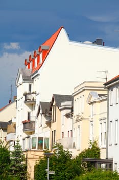 Old residential buildings, Lubeck, Schleswig-Holstein, Germany, Europe