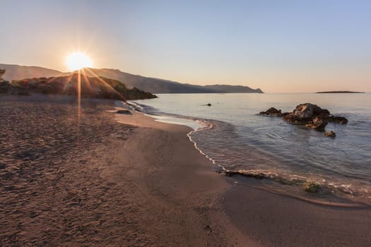 Elafonisi, one of the most famous beaches in the world, Crete, Greece