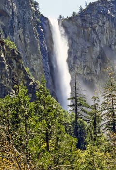 Yosemite Falls in Yosemite National Park, California