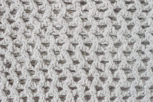 White Knitting Texture or Knitted Texture Background. Knitting Texture or Knitted Texture in vintage style for design