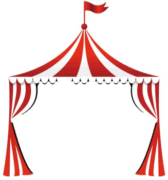 circus tent carnival event fun show illustration entertainment