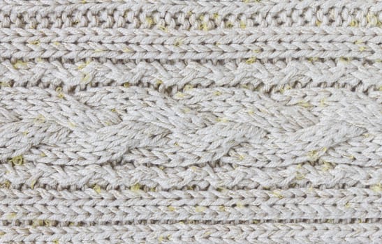 Yellow Knitting Texture or Knitted Texture Background in macro style. Knitting Texture or Knitted Texture in vintage style for design