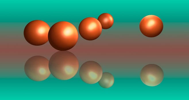 3D balls - illustration