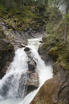Krimml Waterfalls - world famous sight in Austria