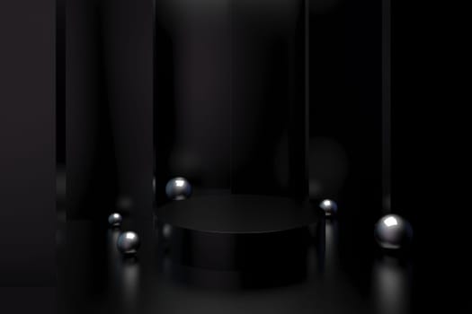 3d render, abstract geometric background, minimalistic primitive shapes, modern mock up, empty showcase, shop display ,blank template