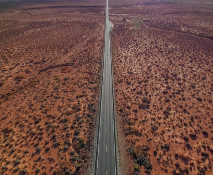 Aerial view of Monument Valley, Arizona