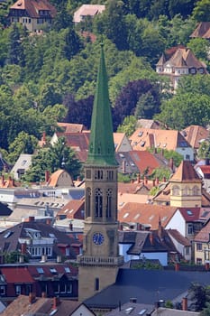 Christuskirche in Freiburg im Breisgau in the district Wiehre