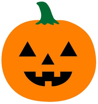 halloween pumpkin october orange scary fear decoration illustration