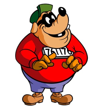 character the Beagle Boys organized criminals illustration cartoon