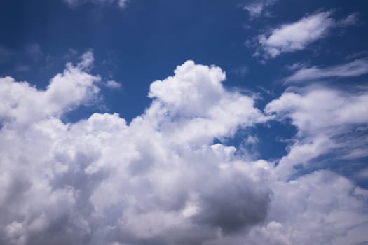 Cumulus Clouds, Sky with clouds can also use as backgrounds