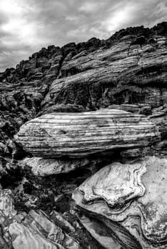 The Red Rock Canyon National Conservation Area near Las Vegas, Nevada