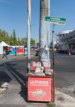 newspaper stand in david capital of the province chiriqui panama